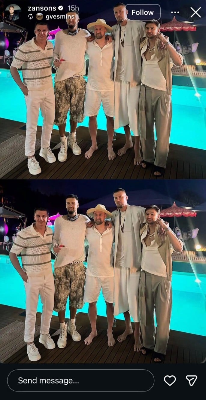 Ekrānšāviņš: instagram.com/zansons Ekrānšāviņš: instagram.com/zansons