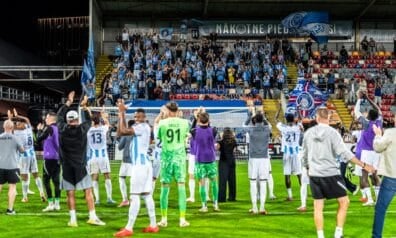 Konferences līgas spēle Skonto stadionā