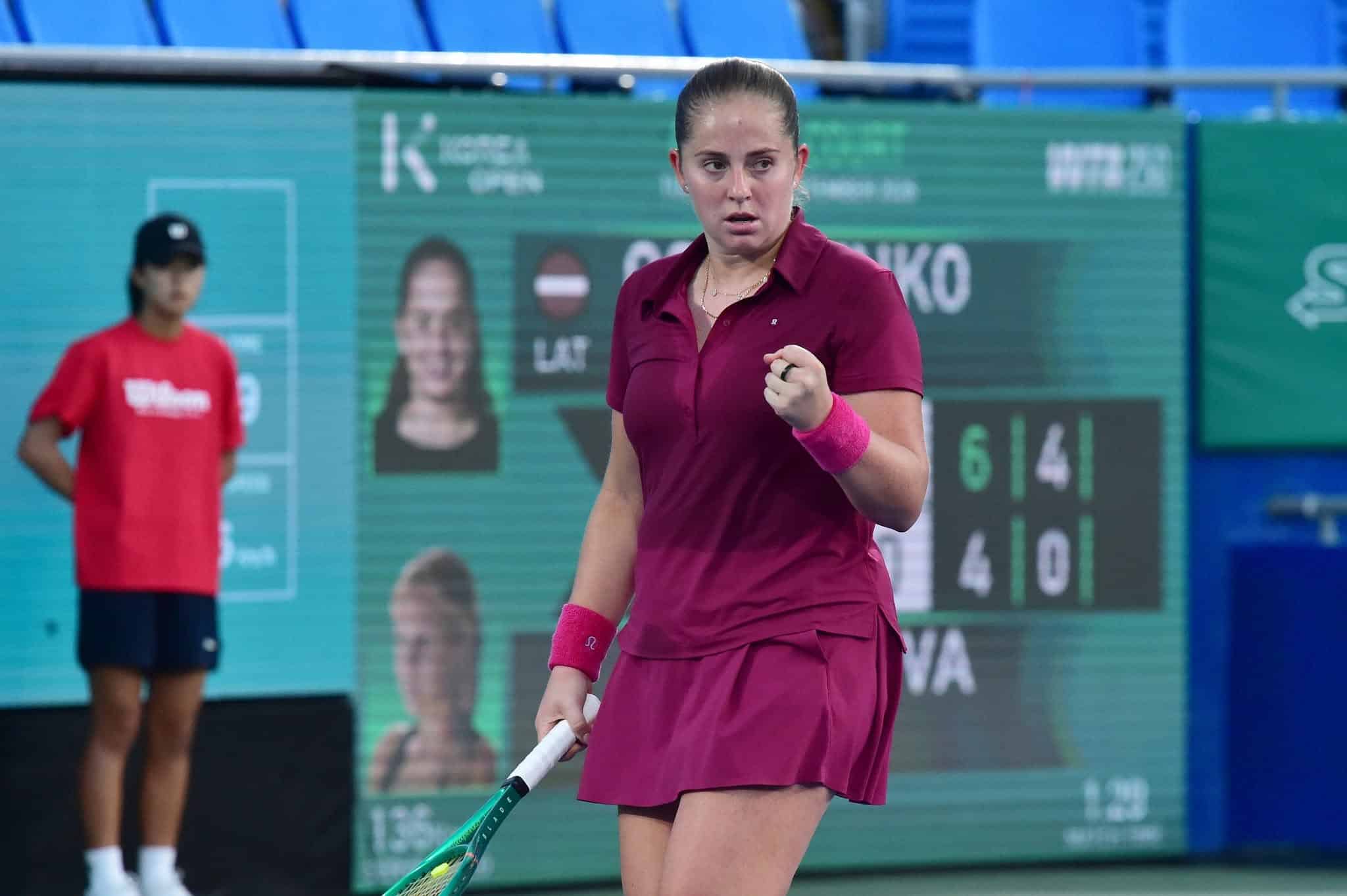 Ostapenko joprojām 32. vietā WTA rangā, Štrombaham minimāls kāpums |  Sportazinas.com